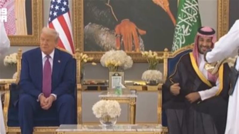 بن سلمان يستقبل ترامب