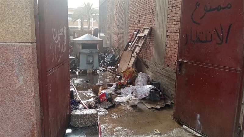 حريق مصنع حلويات