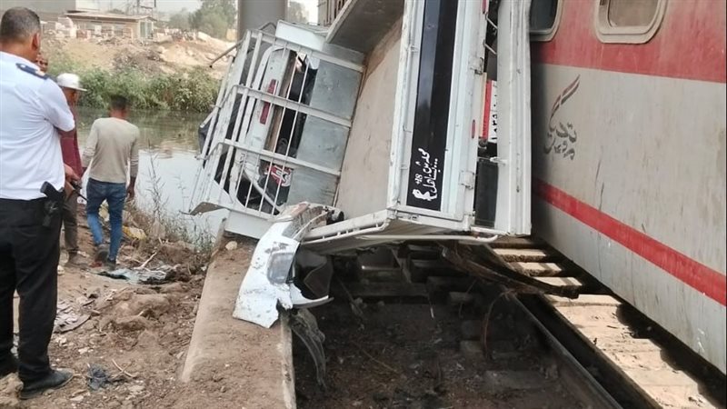 اصطدام قطار أبو زعبل