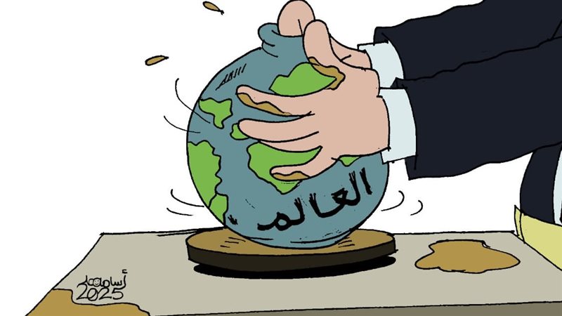 أمريكا في كاريكاتير
