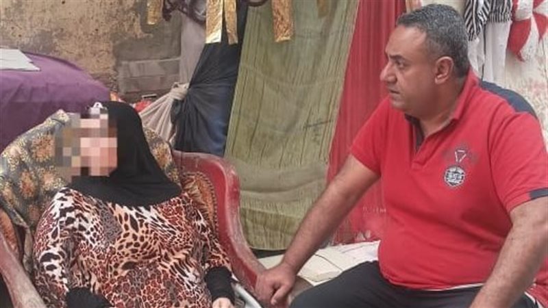 سيدة بلا مأوى في