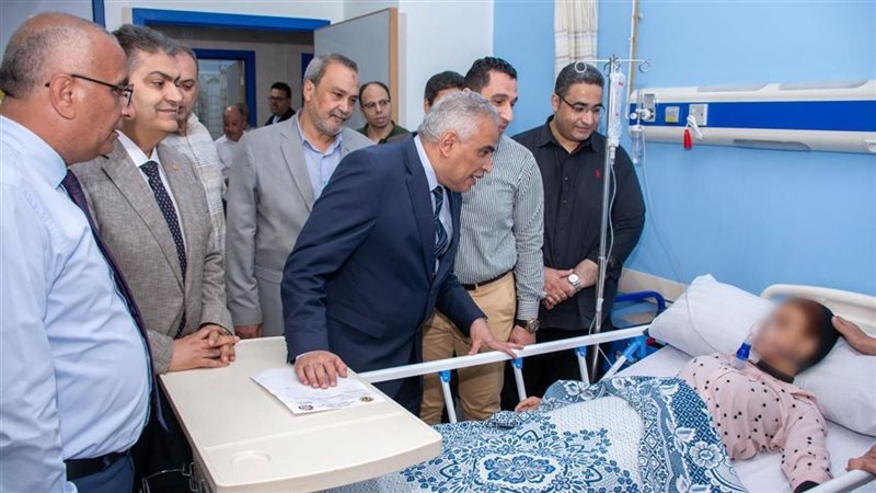 رئيس جامعة طنطا يزور