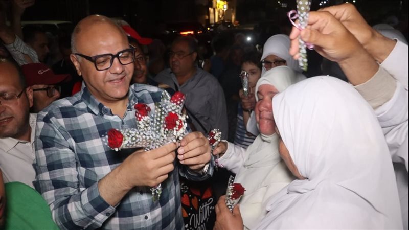 محافظ القليوبية يودع