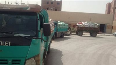 ١١٤٢٤ طنا، ارتفاع الكميات الموردة من القمح لمواقع التخزين بالشرقية