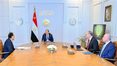 نشاط الرئيس اليوم، السيسي يؤكد تذليل أية عقبات تواجه المستثمرين وسداد مستحقات الشركات.. ويوجه الحكومة محاسبة المتسببين في مشكلة البنزين المغشوش.. ويبحث مع رئيس وزراء بريطانيا تطورات غزة