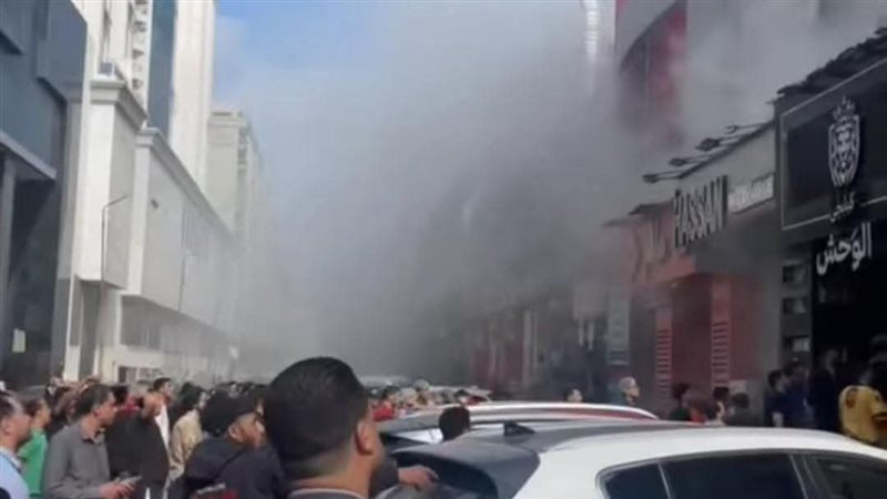 حريق مطعم سوري شهير،