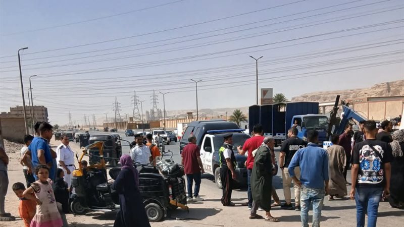 حادث تصادم بحلوان