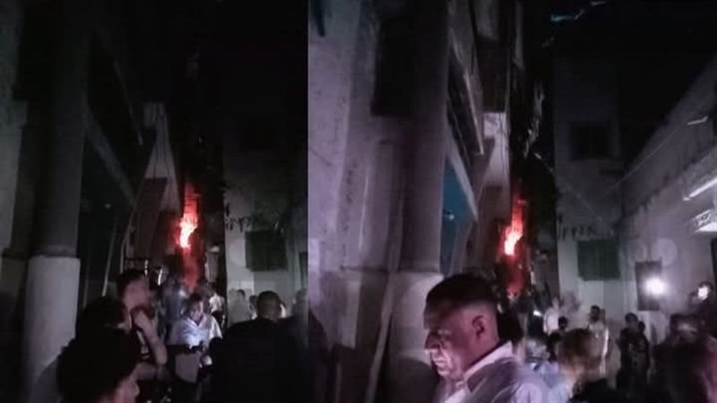 من حريق الدرب الاحمر،