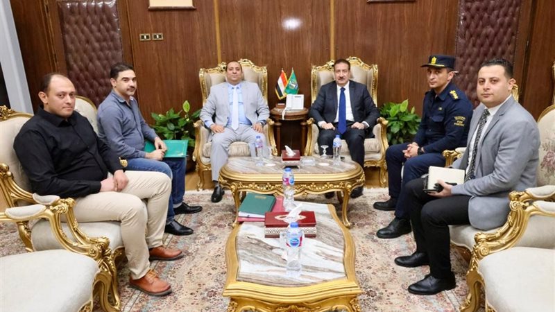 محافظ المنوفية خلال