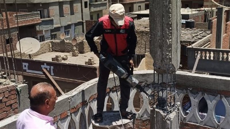 تنفيذ إزالات بالدقهلية