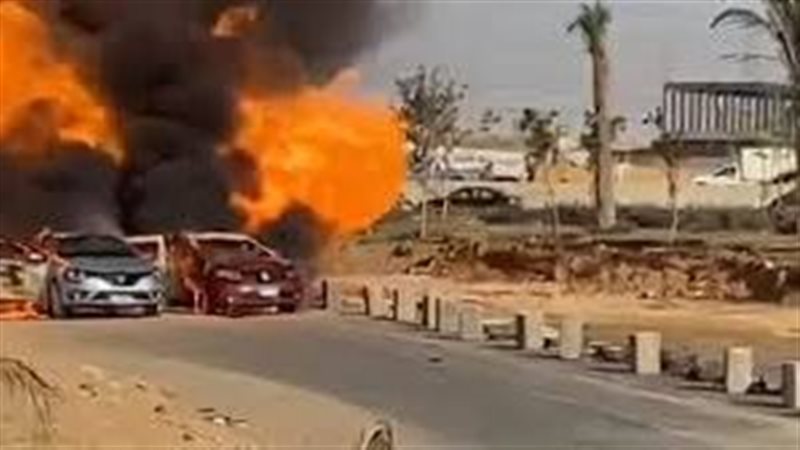 انفجار غاز الواحات