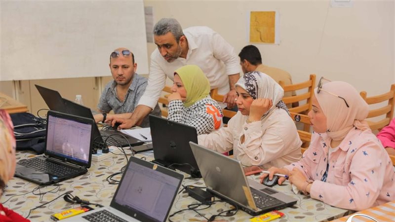  ورشة عمل بمكتبة
