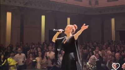 أول تعليق من كارول سماحه عقب عودتها لإحياء الحفلات الغنائية بعد وفاة زوجها