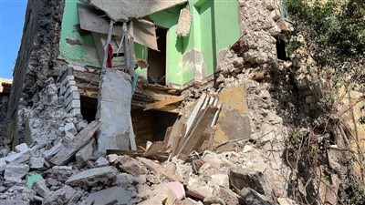 محافظة القاهرة: قطع المرافق عن العقارين المنهارين بحدائق القبة 