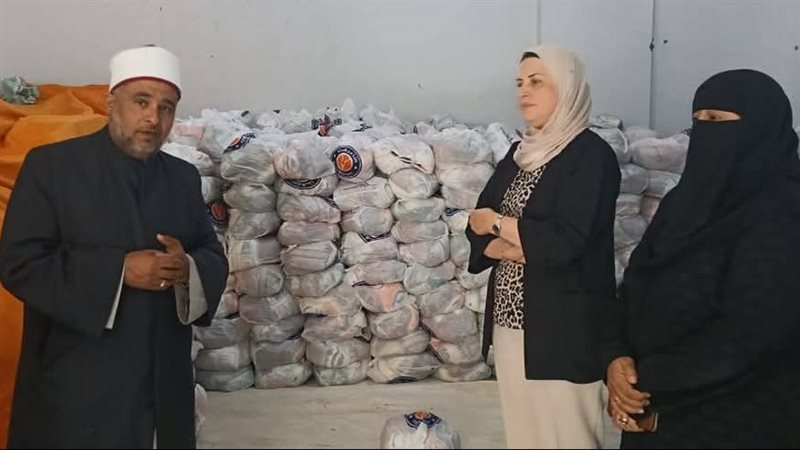 الأوقاف تقدم 3 أطنان