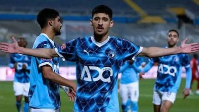 نهائي كأس مصر، قطة يسجل هدف بيراميدز الأول في مرمى الزمالك 