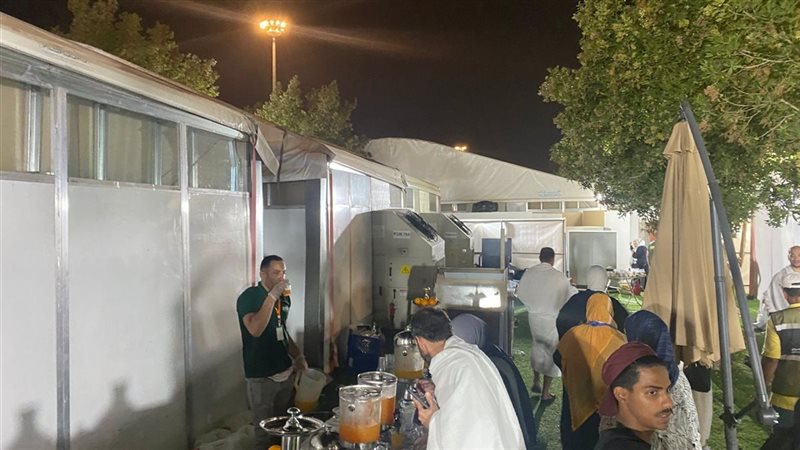 مخيمات حجاج قرعة