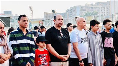 لقطات من أداء صلاة العيد في نادي الزمالك بحضور أحمد سليمان (صور) 