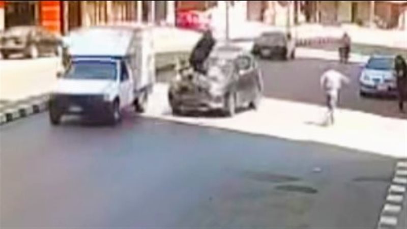 ضبط طالب جامعي دهس