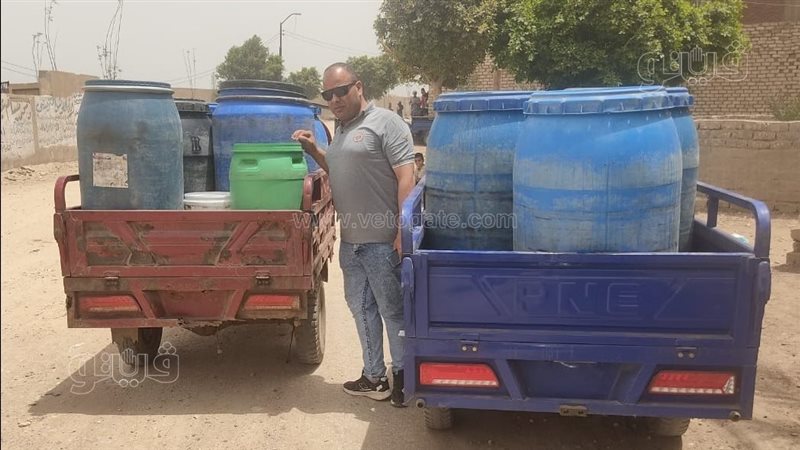 ضبط لبن غير صالح
