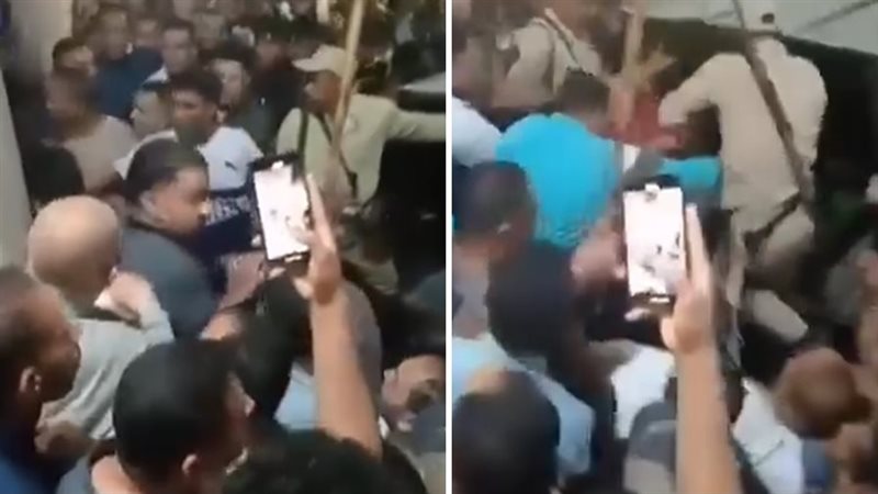 لحظة ضبط المتهم،