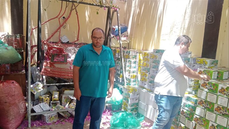 ضبط مصنع عصائر غير