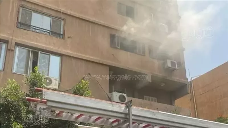 حريق شقة