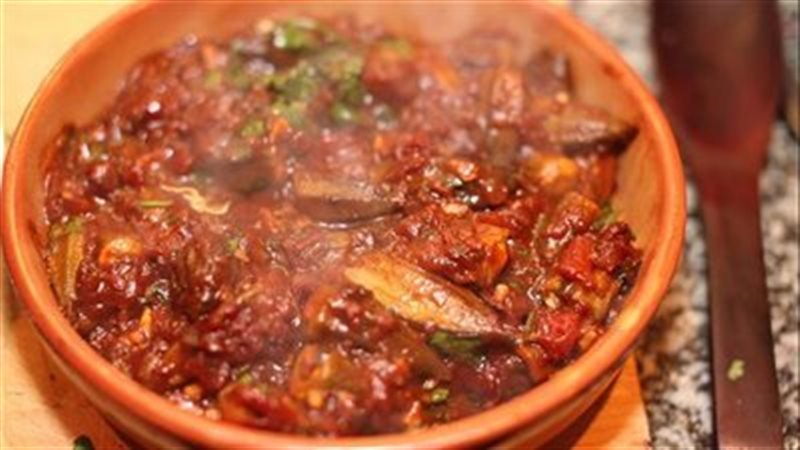 طاجن البامية 