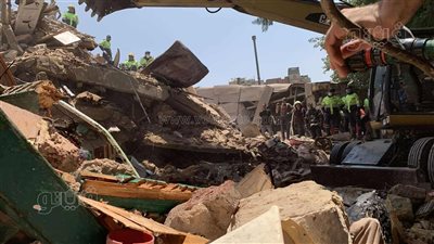 تشكيل لجنة هندسية لمعاينة عقار شبرا مصر المنهار 