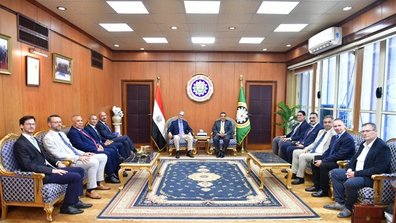 استقبال الوفد الاوربي،