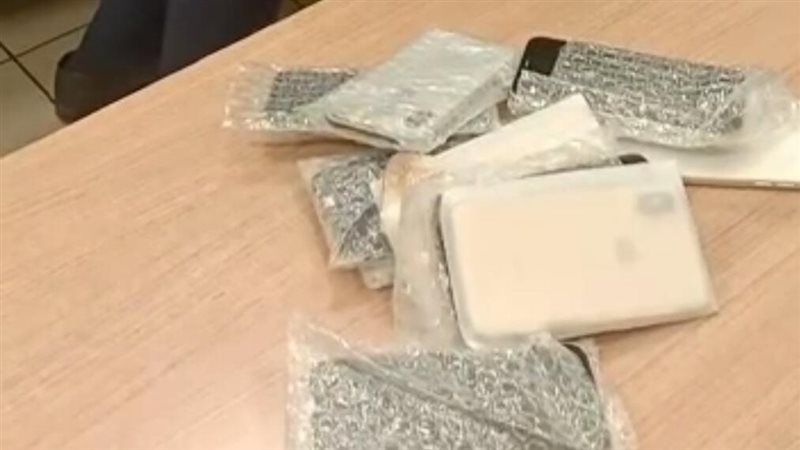 المضبوطات بحوزة رجال