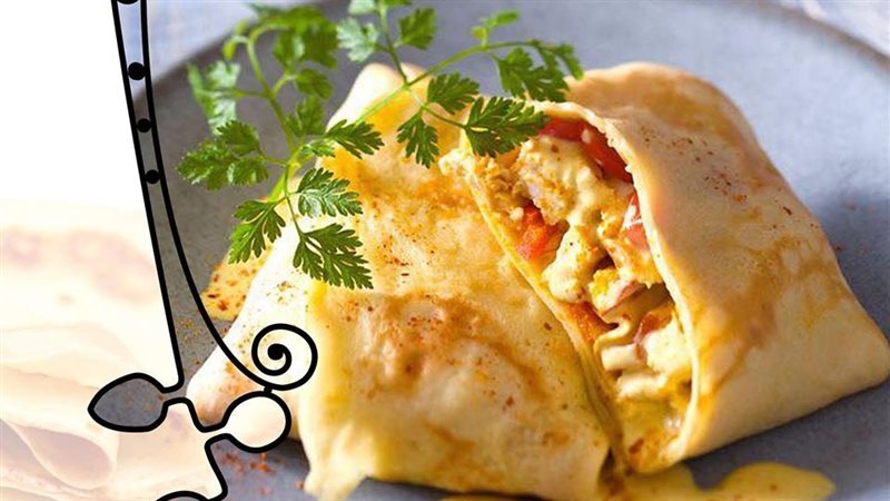 كريب بالفراخ