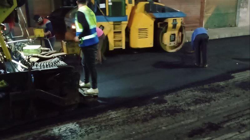 رصف شارع االأقصر