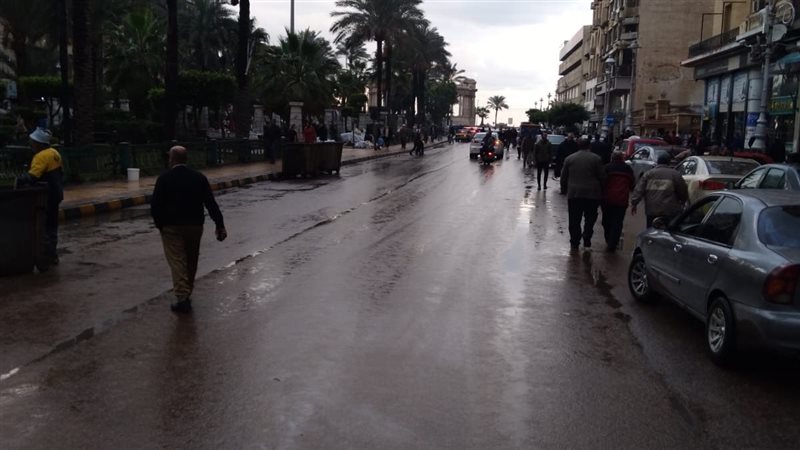 استمرار هطول الأمطار