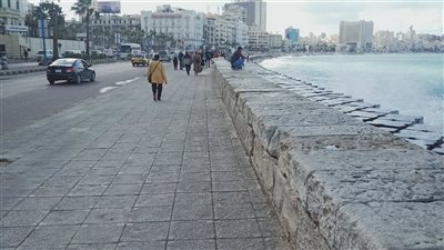 تحسن ملحوظ في حالة الطقس بالإسكندرية | فيديو وصور 