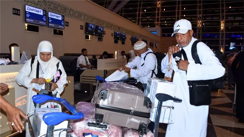 الحجاج في مطار القاهرة،