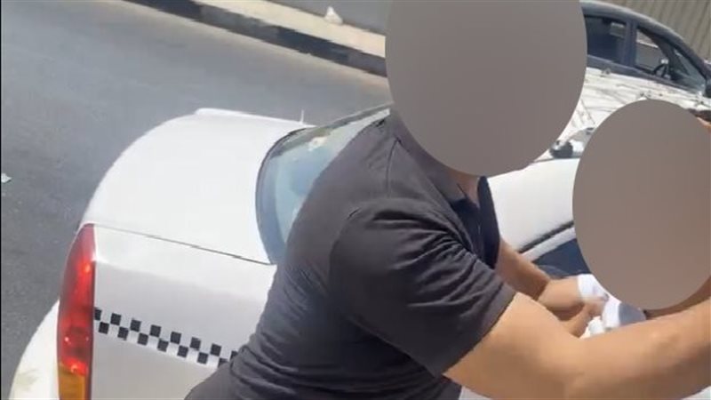 ضبط سائق شركة نقل