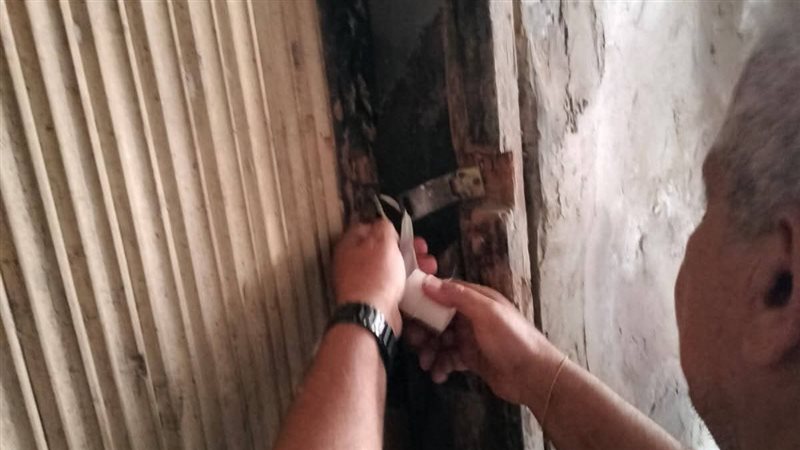 إخلاء بيوت خطورة