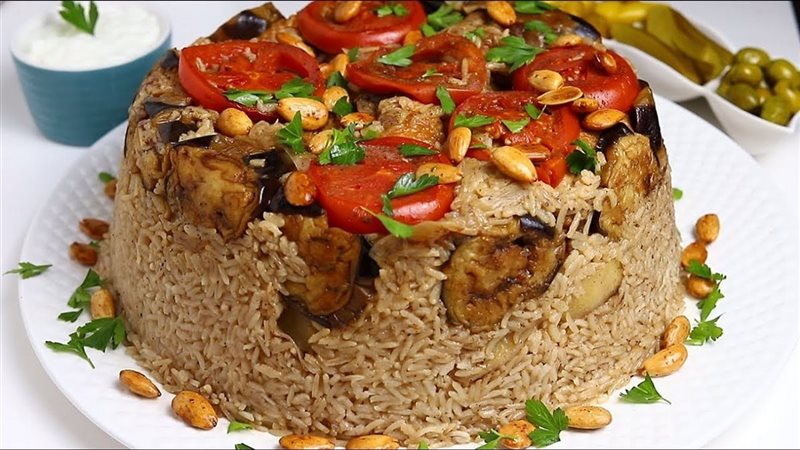 مقلوبة الباذنجان