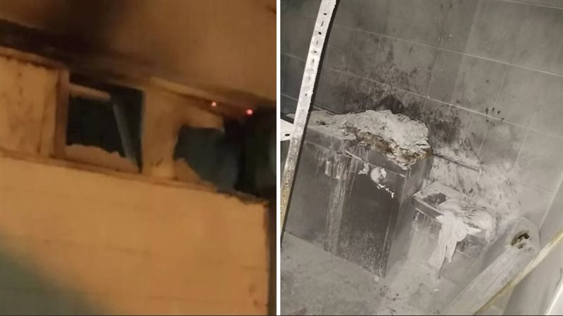 حريق مستشفى البدرشين،
