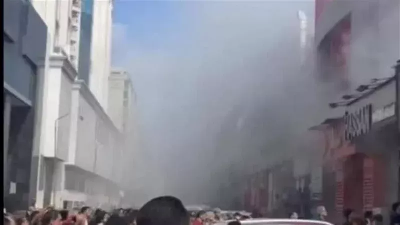  حريق بعقار سكني