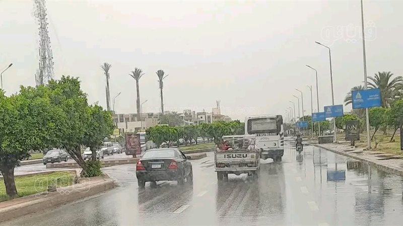 أمطار غزيرة على محافظة