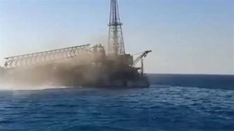 غرق حفار برأس غارب،