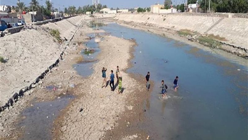 جفاف فى نهر دجلة،