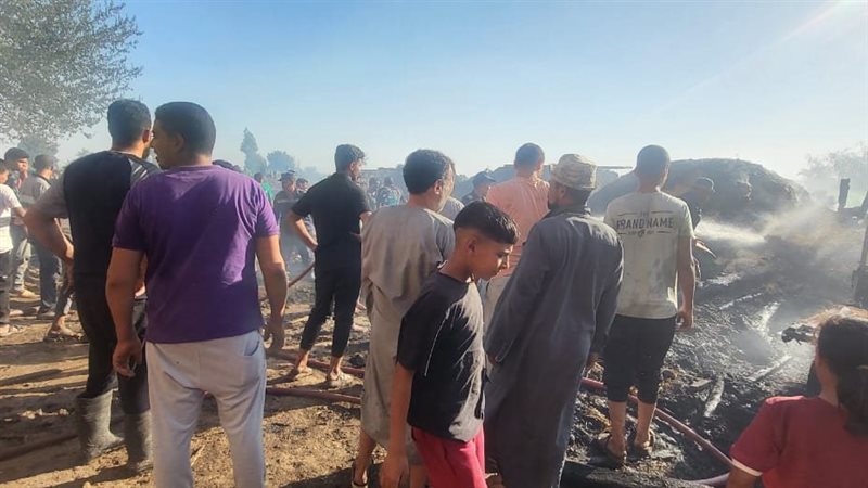 السيطرة على حريق