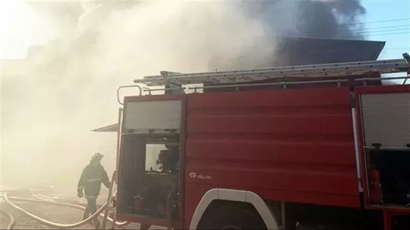 السيطرة علي حريق