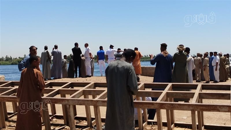 معاينة حادث قنا
