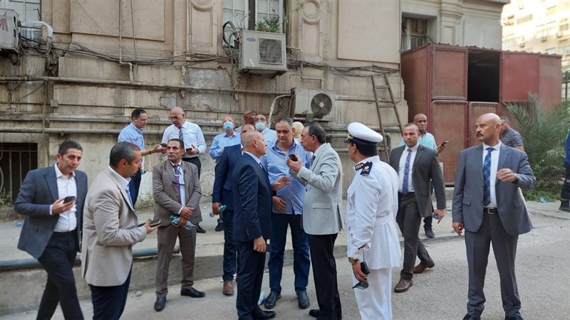 حريق سنترال رمسيس