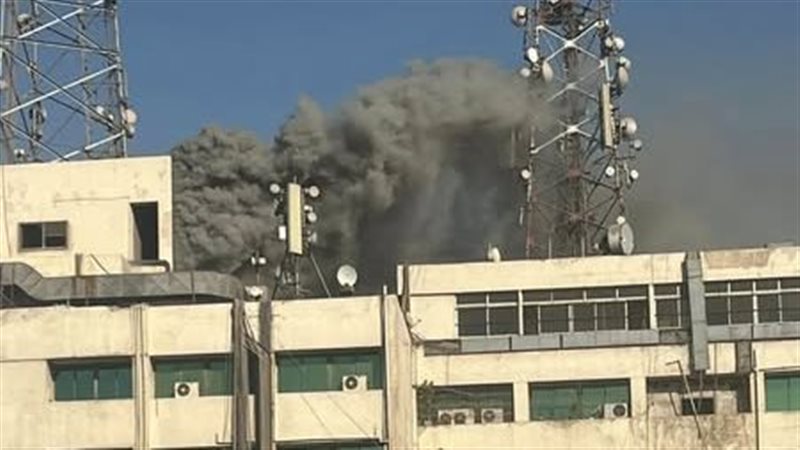 حريق سنترال رمسيس