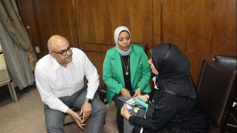 محافظ القليوبية خلال